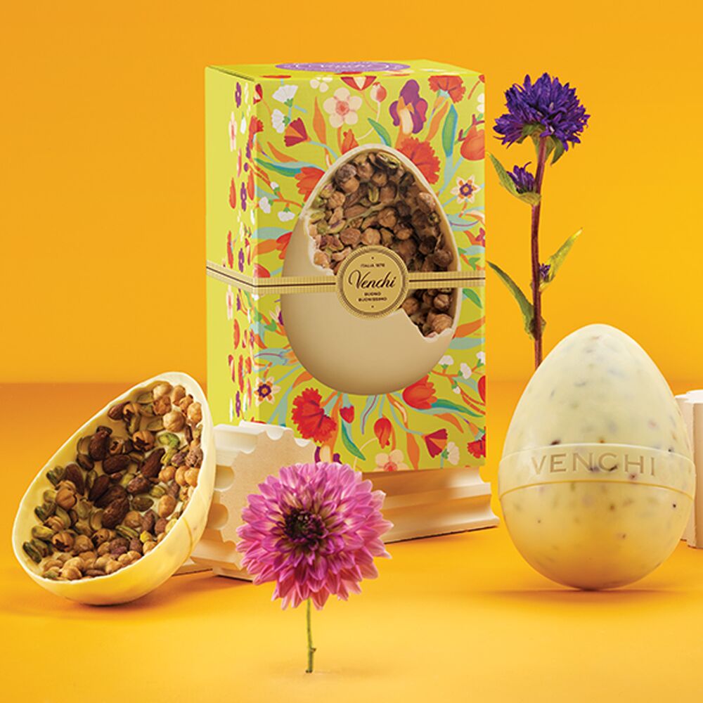 Easter gourmet egg with pistachios