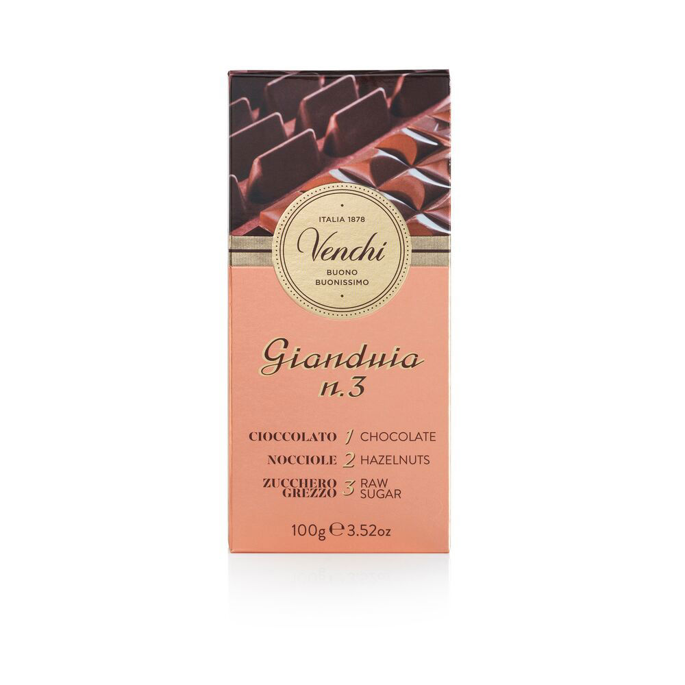 Milk Gianduia with hazelnuts tablette de chocolat 100 g - Venchi