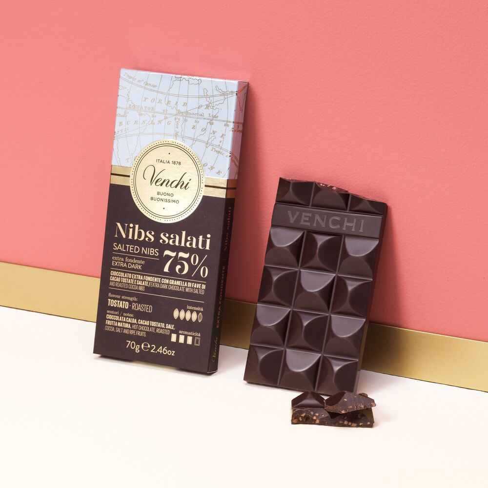 Ritual Dark Chocolate Bar, The Nib Bar 75% Cacao, Notes of Dried Fruit,  Berries & Nuts, 2.12 oz