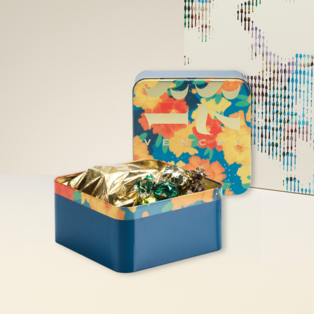 Latta regalo Heritage: cioccolatini Perla assortiti, 400 g - Venchi
