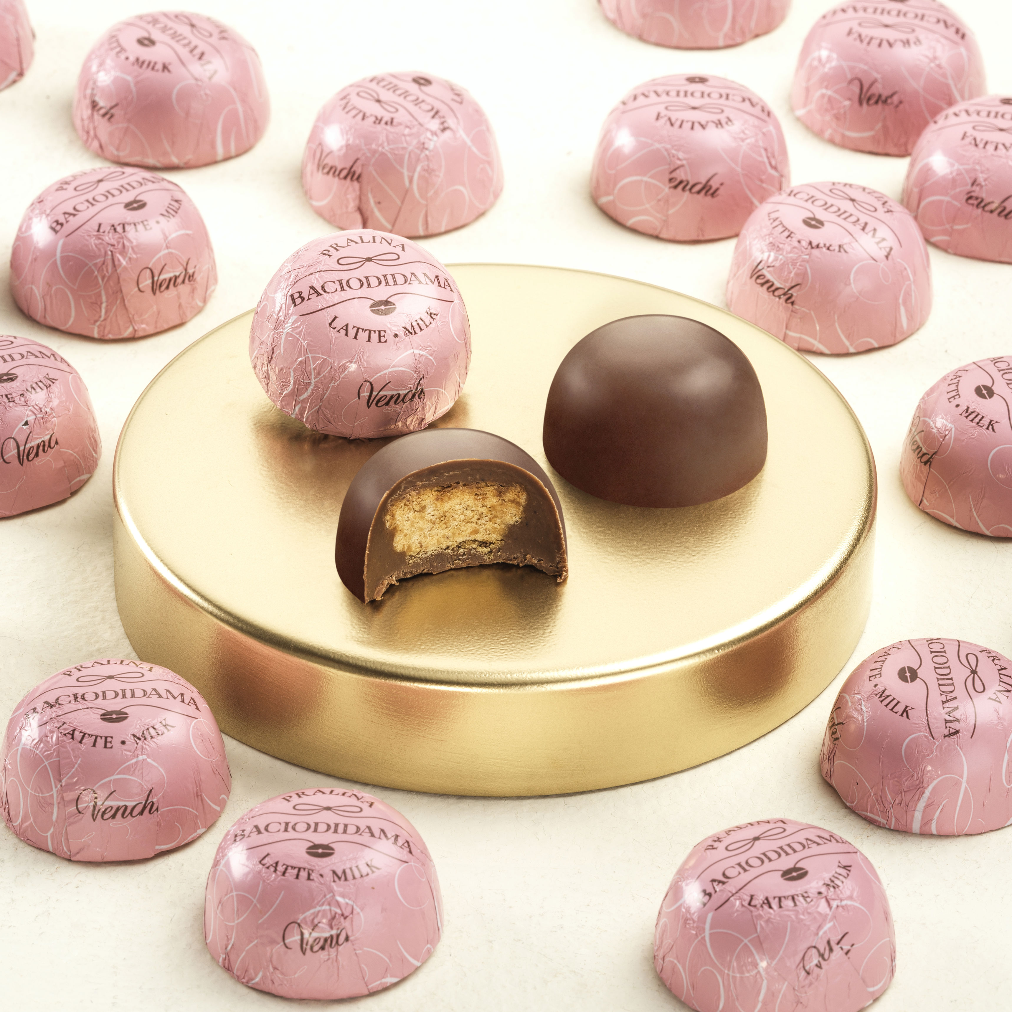 Delicious milk chocolate with crunchy gluten-free biscuit and whole Piedmont Hazelnuts. Buy online!