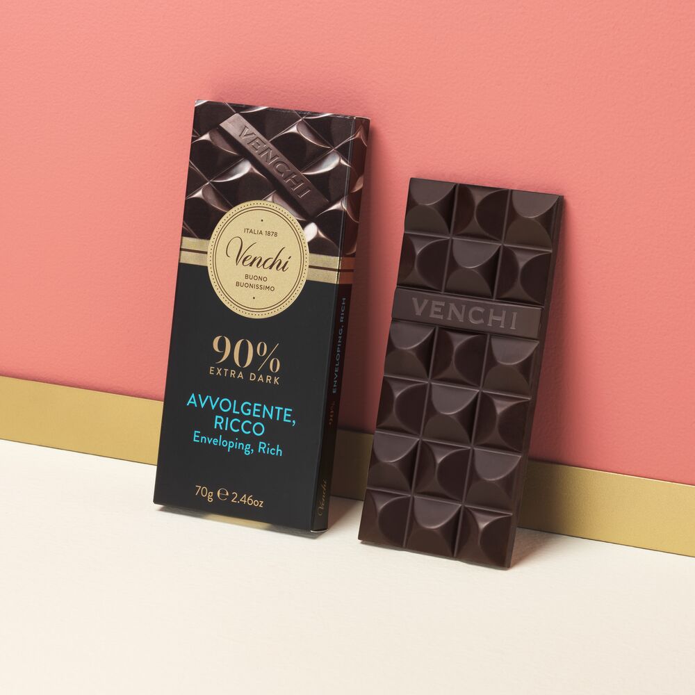 90% Extra Dark Chocolate Bar, 2.46 Oz