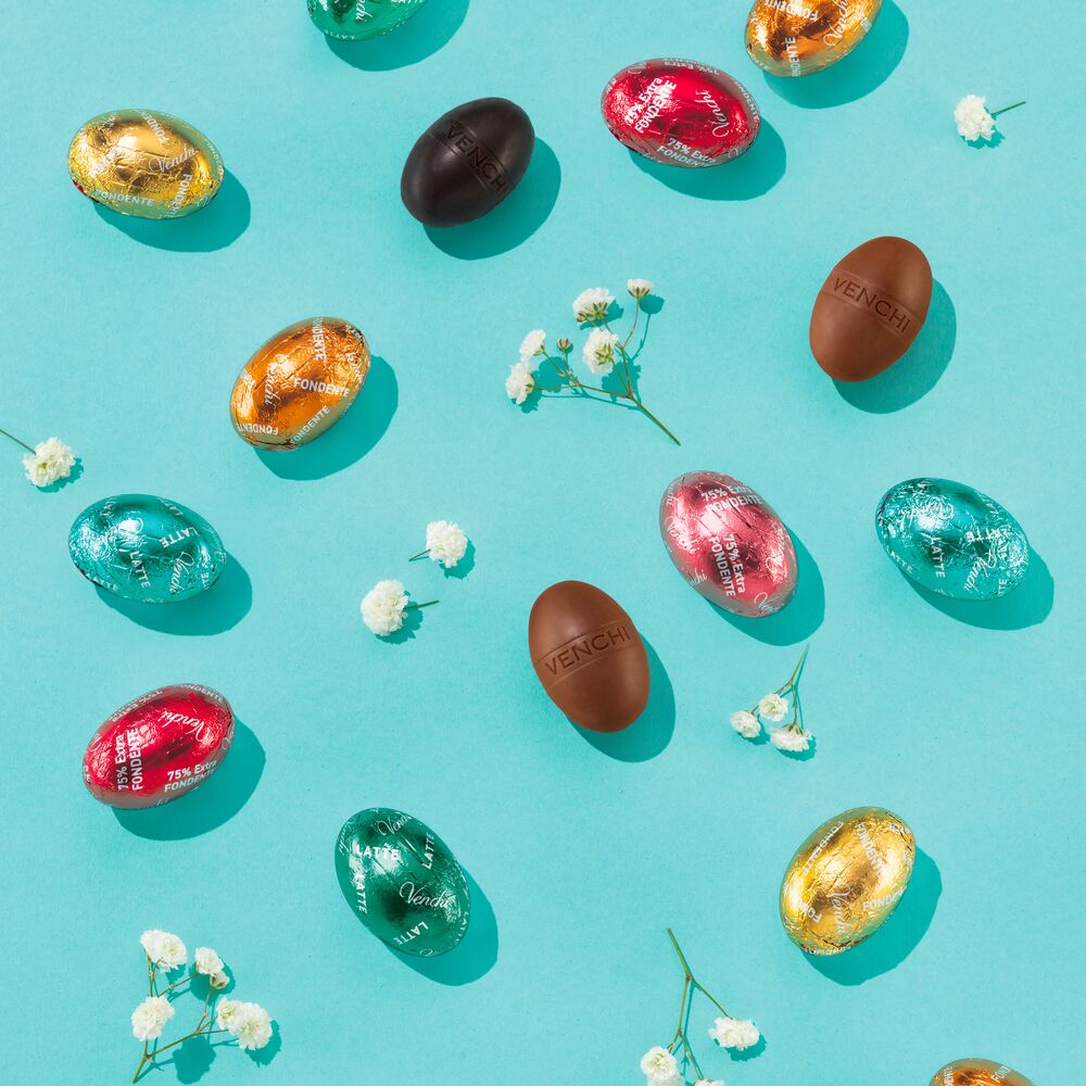 Assorted mini chocolate eggs, 1 kg Venchi Venchi