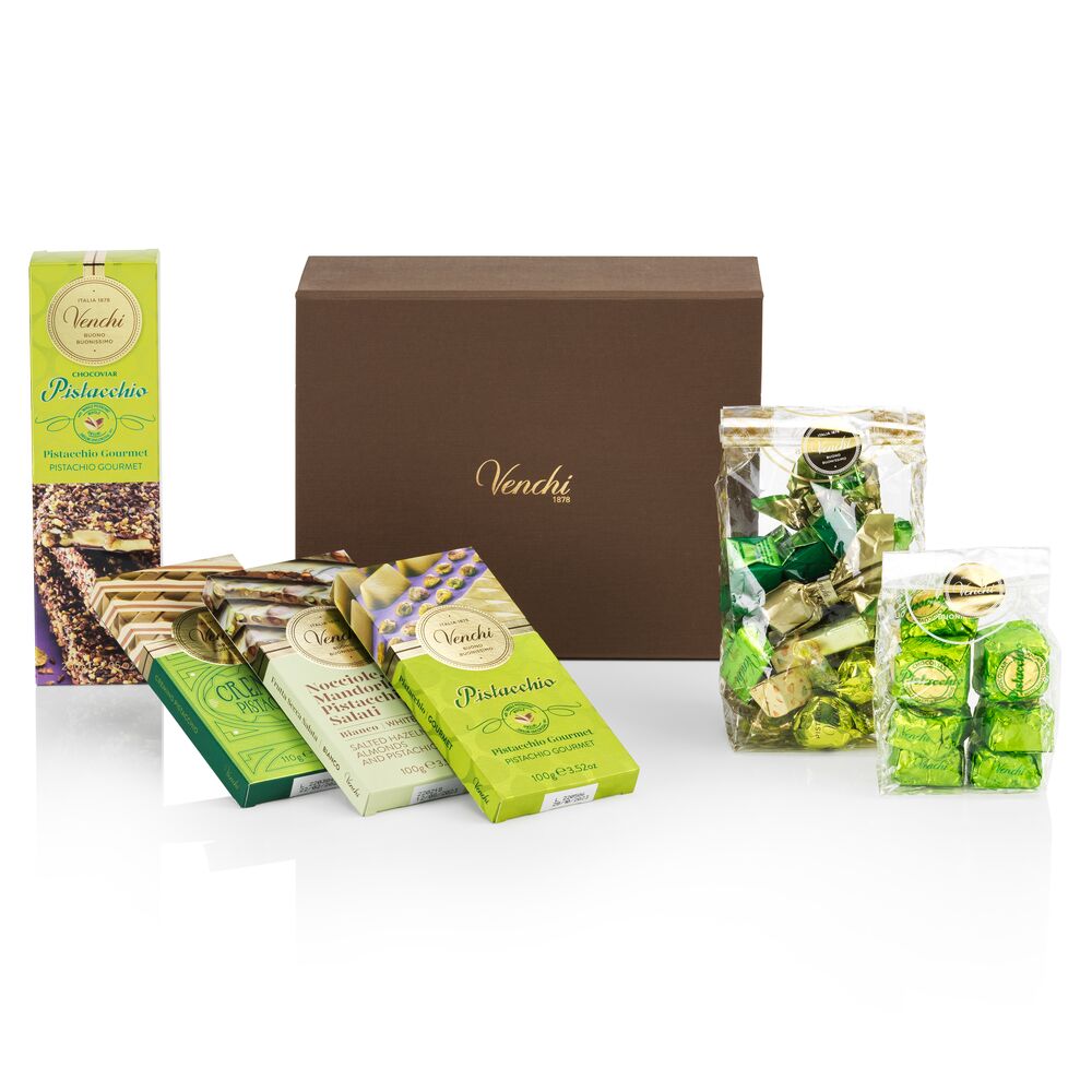 Venchi - Pistachio Cremini In Gift Bag, 26 Count - 10.58oz