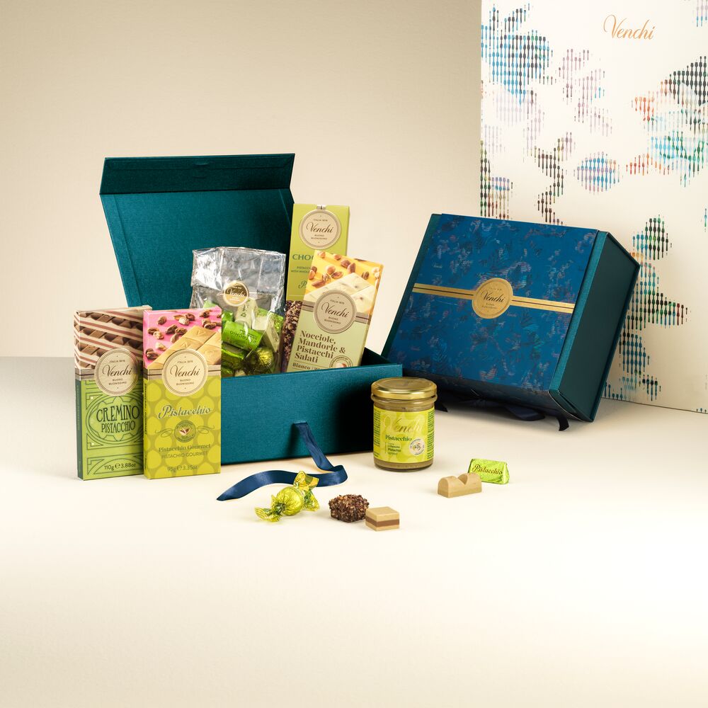 Kit degustazione gourmet: cioccolato al pistacchio, 1 kg