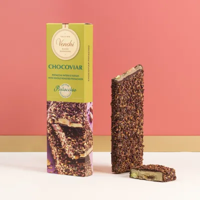Chocoviar Pistachio soft bar 200 g