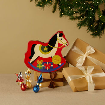 Rocking Horse tin with Comet chocolates 160 g