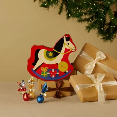 Rocking Horse tin with Comet chocolates 160 g