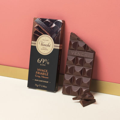 Crunchy 69% Dark Chocolate Bar 2.46 oz