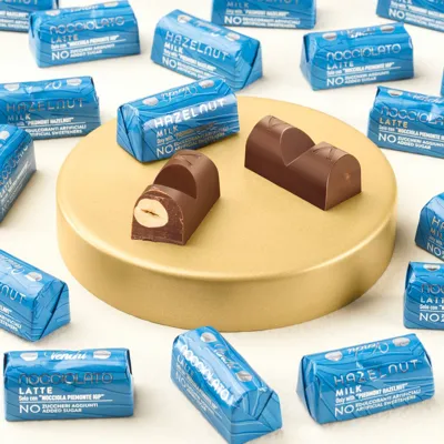 NO Added Sugar Milk Hazelnut Ingot 1 kg