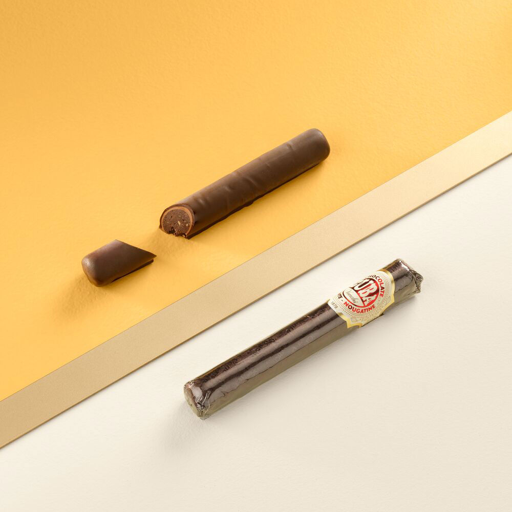 Cigare en chocolat enrobé : truffé Nougatine, 100 g - Venchi