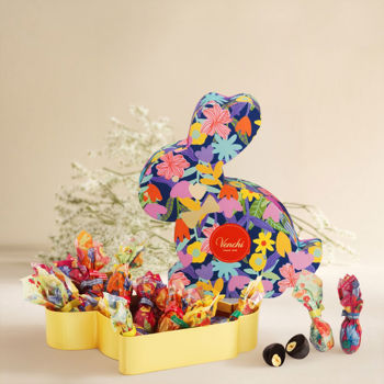 Bunny gift box with chocolate mini eggs 5.04 oz