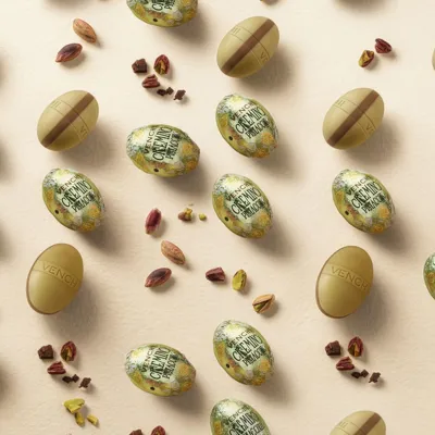 Cremino Pistachio Mini Eggs 1 kg