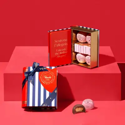 Mini Book With BacioDiDama and Cremino Caramel Gold 105 g