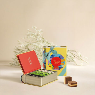 Spring mini book with assorted Cremino chocolates 6.34 oz