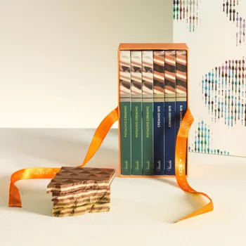 Bookcase with assorted Cremino Bars