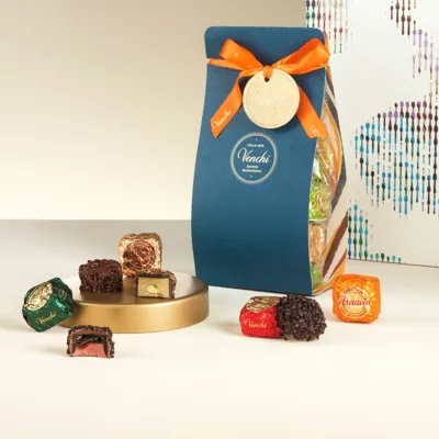 Murrine gift box with Chocoviar chocolates 353 g