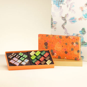 Orange Murrine Cremino & Gianduiotto gift box 246 g