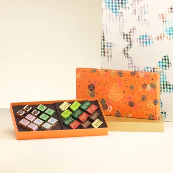 Orange Murrine Cremino & Gianduiotto gift box 246 g