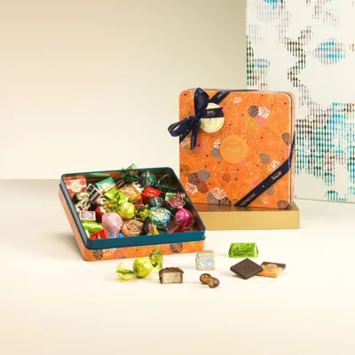 Maxi Murrine gift tin with assorted chocolates 410 g