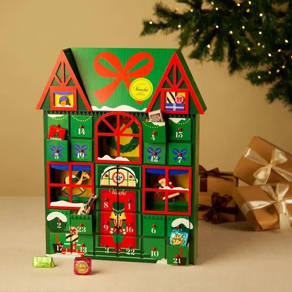 Calendario dell'Avvento in Legno con Albero di Natale di Misura 52 cm Calendario dell'Avvento in Legno con Albero di Natale di Misura 52 cm