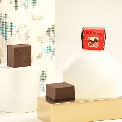 7-Blend Espresso Dark Chocolate Cube 10Â pcs