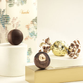 Dark Gianduia & Hazelnut Pearl 10 pcs