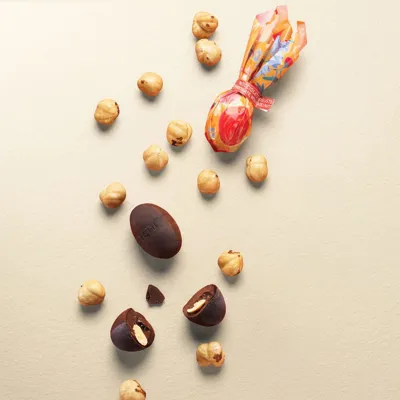 Two-Flavour Dark Hazelnut Mini Eggs 100 g