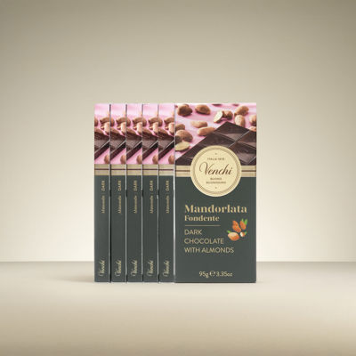Dark Chocolate Almond Bars Bundle of 6