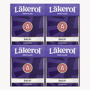 Läkerol Salvi 4-pack 4x25g