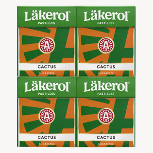 Läkerol Cactus 4-pack 4x25g