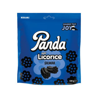 Panda Soft&Fresh Licorice Salty Salmiak 500g