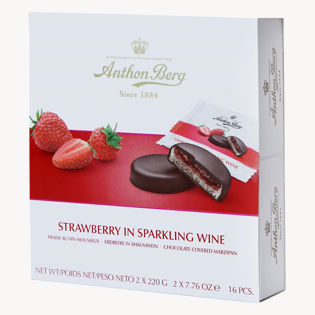 Anthon Berg strawberry in sparkling wine 440g