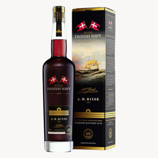 A.H. Riise Royal Danish Navy Rum 40% 0.7L gift pack