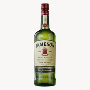 Jameson Triple Distilled Irish Whiskey 40% 1L