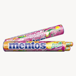 Mentos Jumboroll Fruit 8x37g