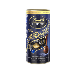 Lindt Lindor Tube Dark Selection 387g