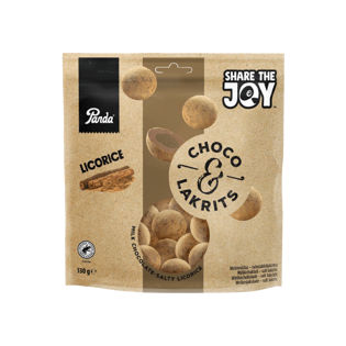 Panda Choco & Lakrits 330g