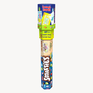 NESTLE SMARTIES Travel Cards Topper Giant Hexatube 130g