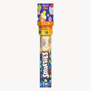 NESTLE SMARTIES Story Dice Topper 130g Giant Hexatube