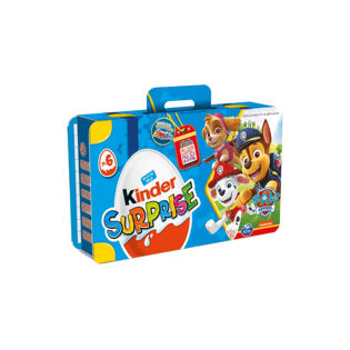 Kinder Surprise Paw Patrol in the luggage-shaped case with t