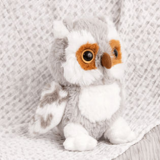 WWF Plush Toys Collection, fluffy grey owl