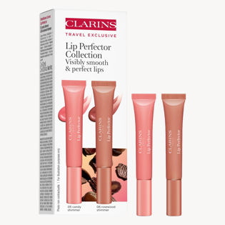 Clarins Lip Perfector Lipstick Set Candy/Rosewood