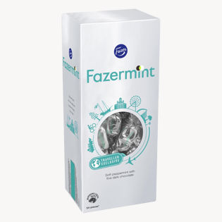 Fazer Fazermint chocolates with a soft mint filling 420g