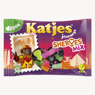 Katjes vegan fruitgum, foam & licorice mix – Made with no an