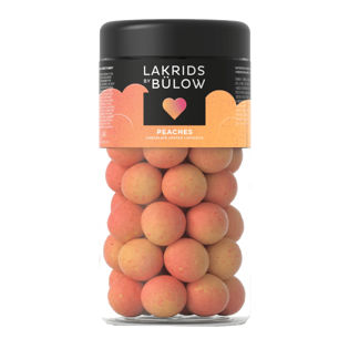 Liquorice coated with peach and white chocolate 270g