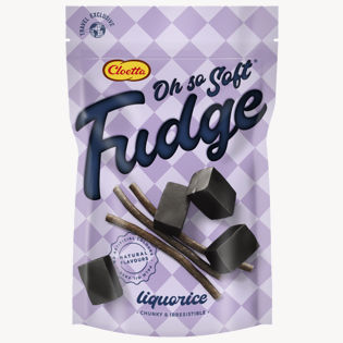Cloetta Oh so Soft Fudge Liquorice 180g