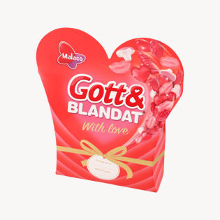 Malaco Gott & Blandat with Love fruit gums and liquorice