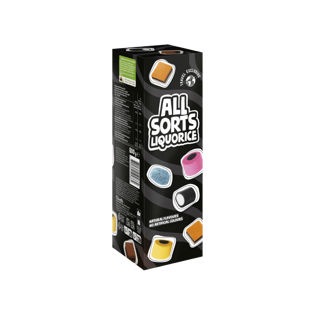 Malaco Allsorts assorted liquorice sugar candies