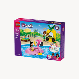 LEGO System A/S, Friends, unicorn & flamingo pool party